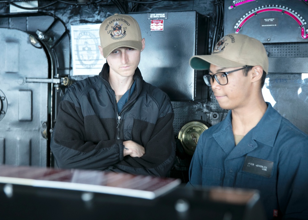 USS San Antonio Pilot House