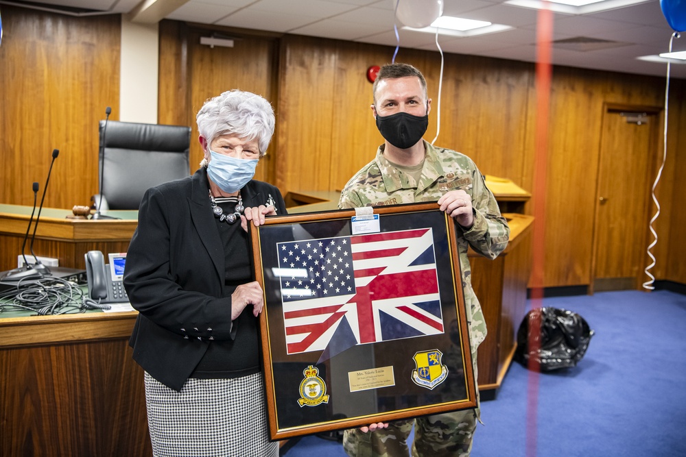 501st Combat Support Wing celebrates British liaison 60 years of service