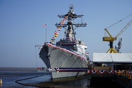 Ship Named after Navy Nurse Plankowner Lenah Higbee is Christened