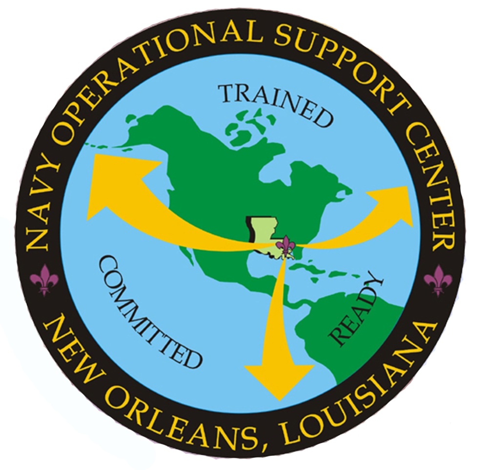 Navy Operational Support Center (NOSC) New Orleans command logo