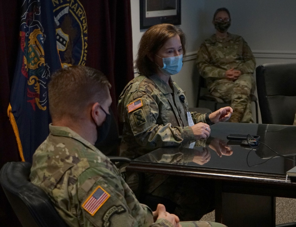 National Guard resident students from Army War College visit Fort Indiantown Gap