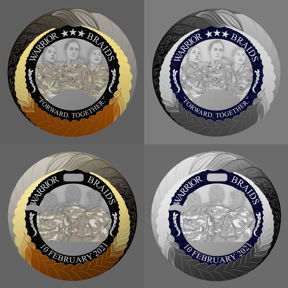 Warrior Braids: Women’s Hair Regulation Revision Commemorative Coin