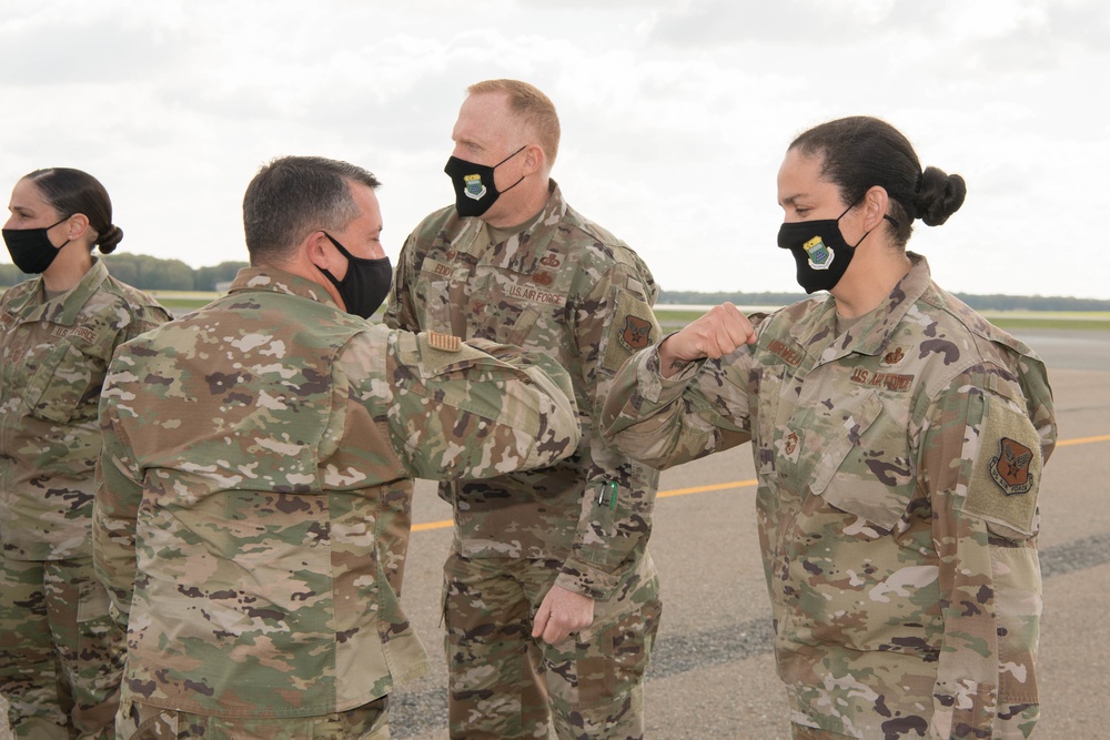 Deputy chief of staff for manpower, personnel and services visits Dover AFB