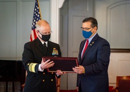 SUBLANT Retiring Executive Director Receives Civilian Service Award