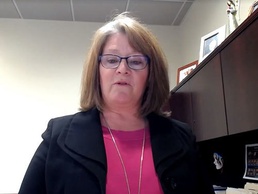 Annette Riggs offers opening remarks at second Survivors Speak event