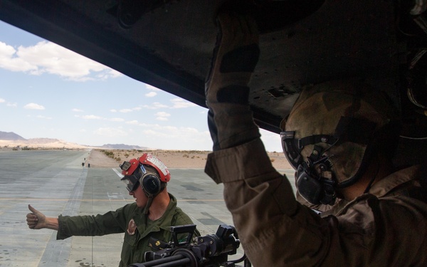 Marines fire powerful M134 Minigun in close air support training
