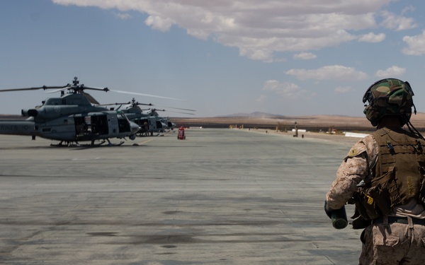 Marines fire powerful M134 Minigun in close air support training