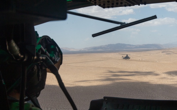 Marines fire powerful M134 Minigun in close air support training