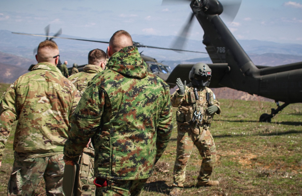 KFOR conducts joint ABL patrol with Serbian Armed Forces