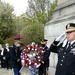 Placing the wreath