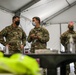 U.S. Army Brigadier General Paul Chauncey, III, Joint Force Land Component Command deputy commanding general visits the United Center COVID-19 Community Vaccination Center, Chicago