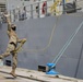 Playing toss the line...