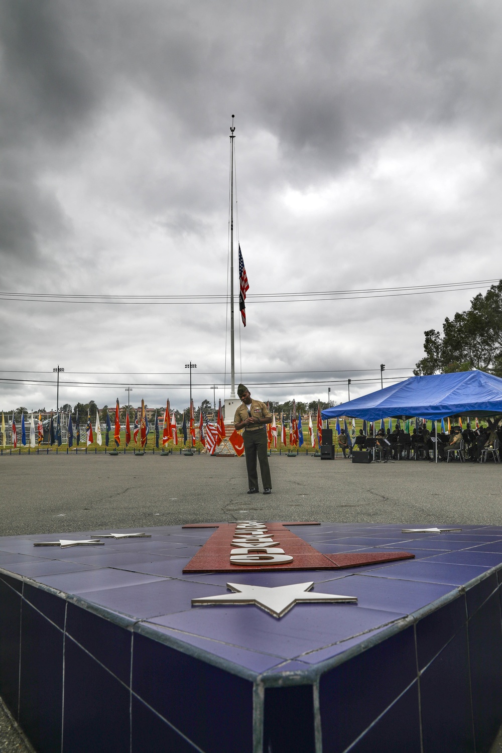 1st Marine Division Sgt Maj post and relief