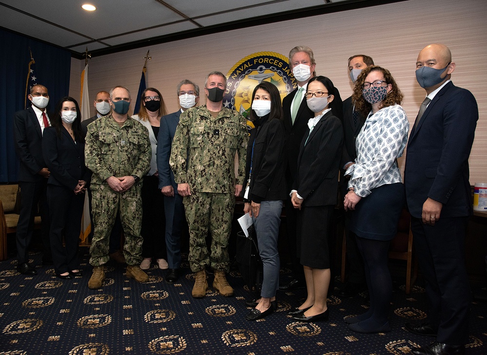 Embassy staff visit CFAY