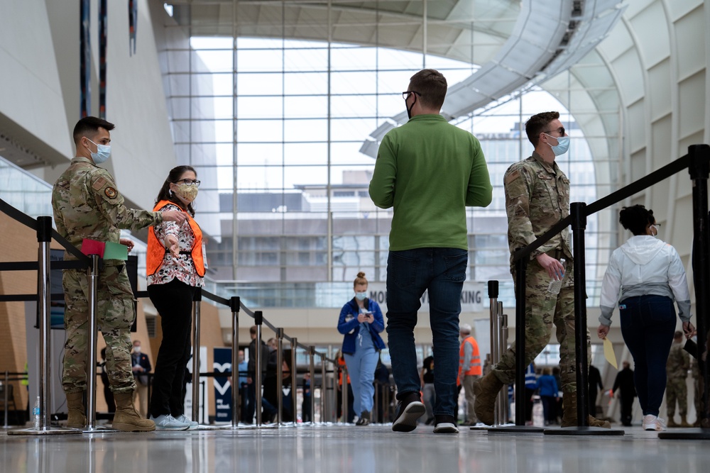 64th Air Expeditionary Group teams up with front-line workers