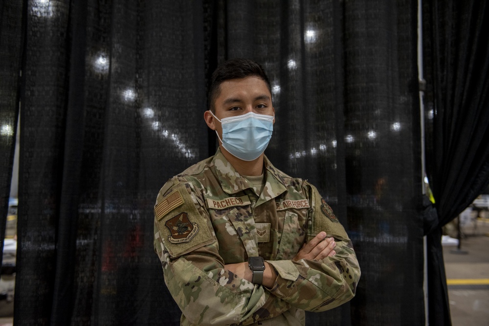 Small town Airman assists with big COVID mission