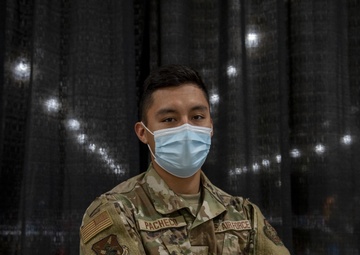 Small town Airman assists with big COVID mission