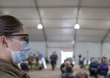 Airman volunteers to fights fires, COVID-19