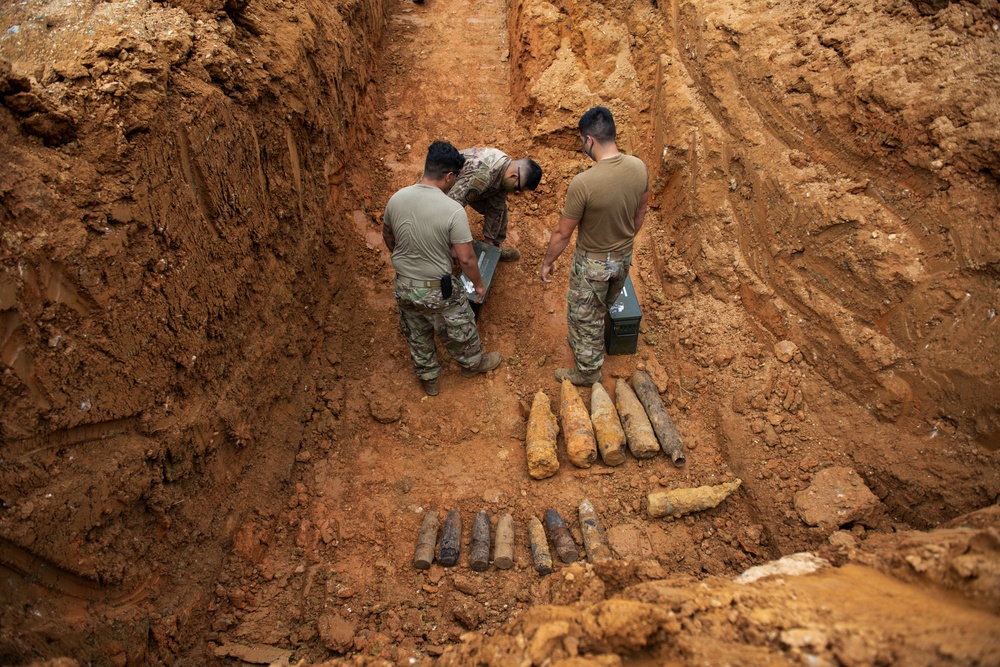 18th Civil Engineer Squadron Explosive Ordnance Disposal Demolition Operation