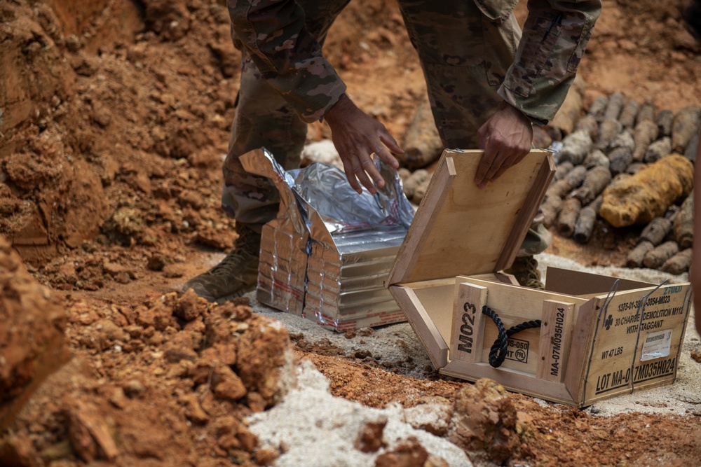 18th Civil Engineer Squadron Explosive Ordnance Disposal Demolition Operation