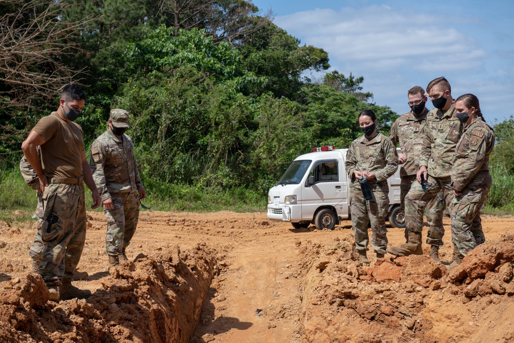 18th Civil Engineer Squadron Explosive Ordnance Disposal Demolition Operation