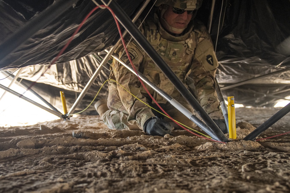 Soldier Waiting to Lift