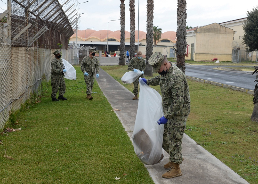 Earth Day cleanup