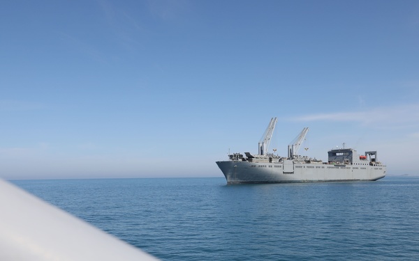 USNS Bob Hope Arrives in Albania