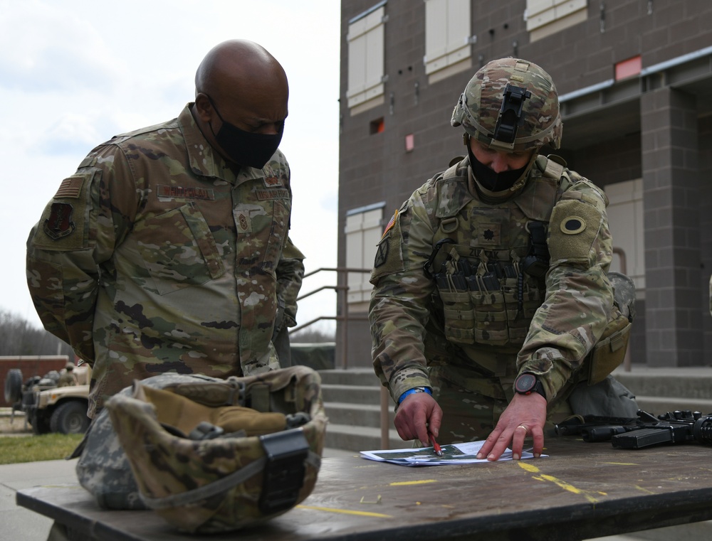 SEA Tony Whitehead visits the Michigan National Guard