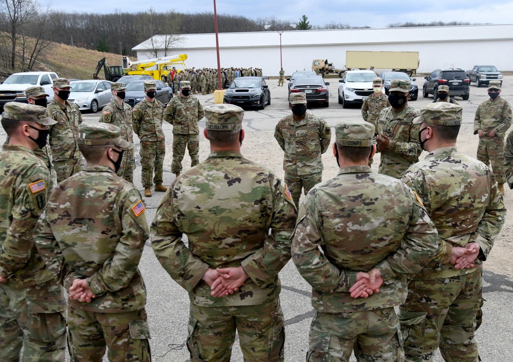SEA Tony Whitehead visits the Michigan National Guard