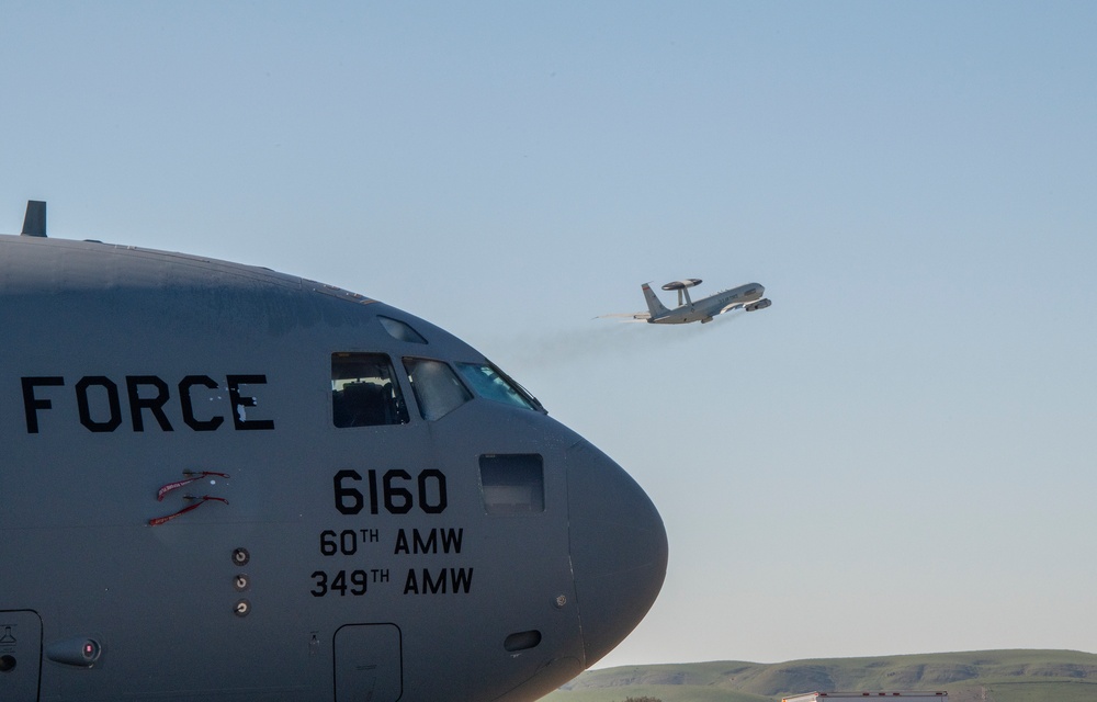 Flight line images, Travis AFB