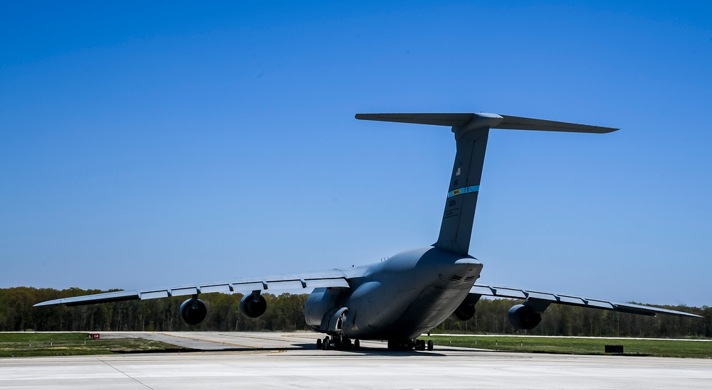 Dover AFB aircraft prepare for takeoff