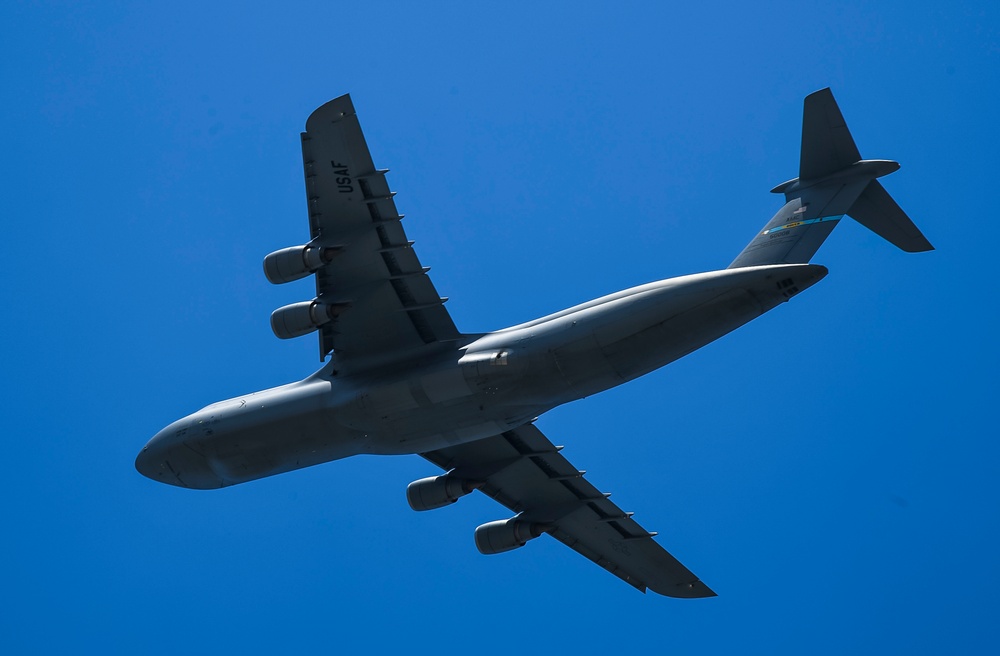 Dover AFB aircraft prepare for takeoff