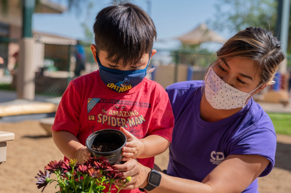 The Child Development Center celebrates Earth Day