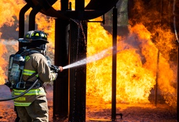 Wright-Patt Fire Department Conducts Fire Training