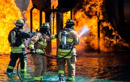 Wright-Patt Fire Department Conducts Fire Training
