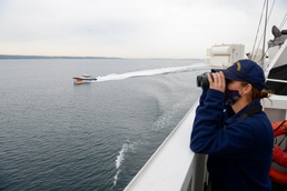USCGC Hamilton transits Mediterranean Sea