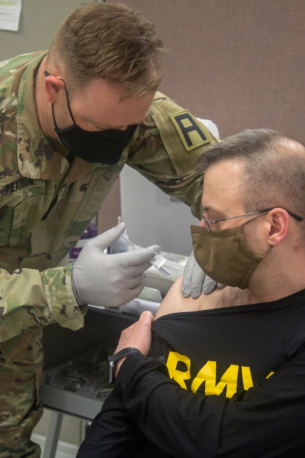 Eagle Brigade receives COVID-19 vaccinations