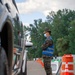 U.S. Sailors Operate the Drive Through Clinic at Jackson County Community Vaccination Center, Oregon