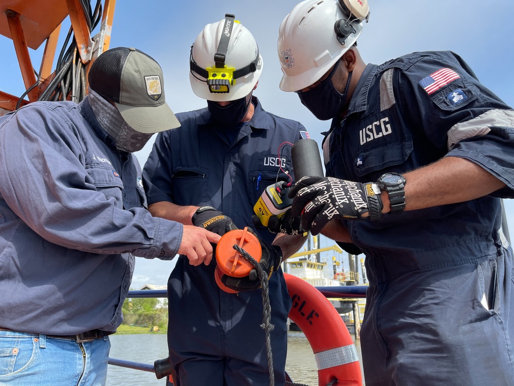 Coast Guard inspects SEACOR Eagle for SEACOR Power response