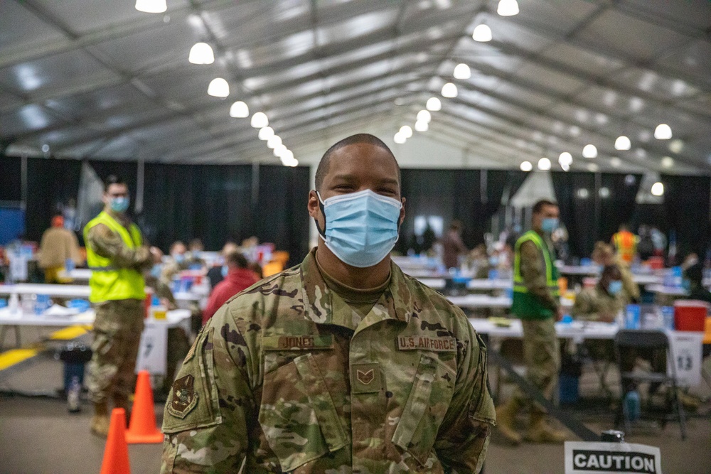 Airmen Brings Diverse Cultural Experience to COVID Vaccination Mission
