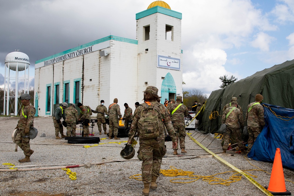 140th Chemical Company Participates in Notional Nuclear Decontamination Exercise, Guardian Response 2021