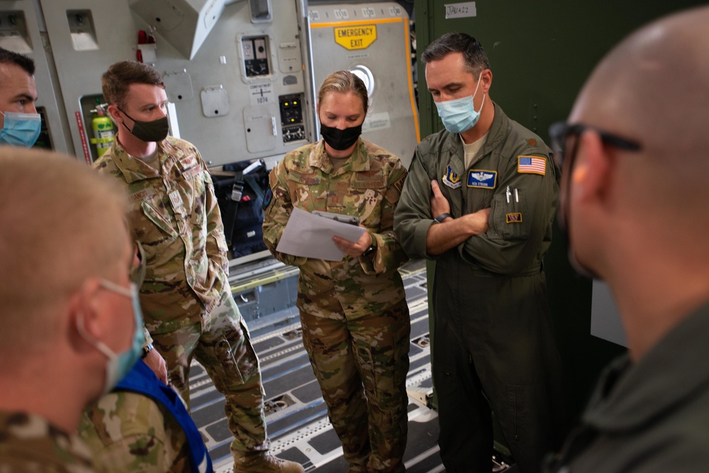 446th Airlift Wing Receives Patient Manifest