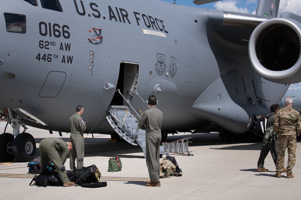 446th Airlift Squadron Arrives for Exercise Nexus Dawn