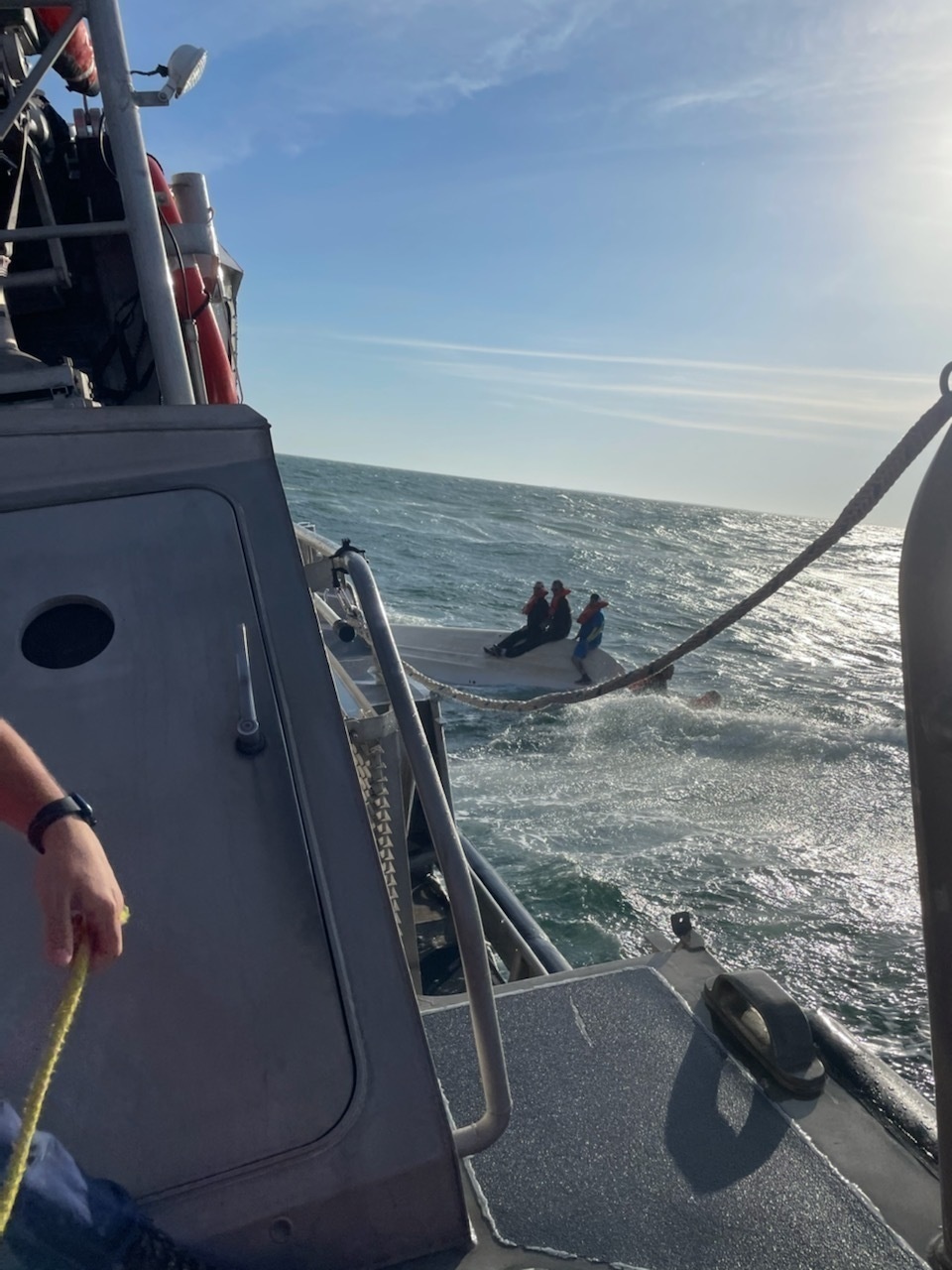 Coast Guard rescues 5 people offshore Oregon Inlet