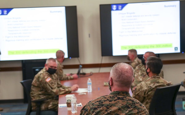 Space Command senior enlisted leader visits Colorado Guard space personnel