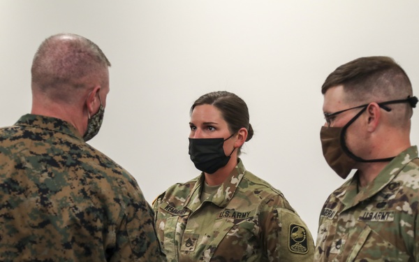 Space Command senior enlisted leader visits Colorado Guard space personnel