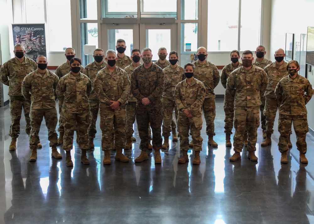 Space Command senior enlisted leader visits Colorado Guard space personnel