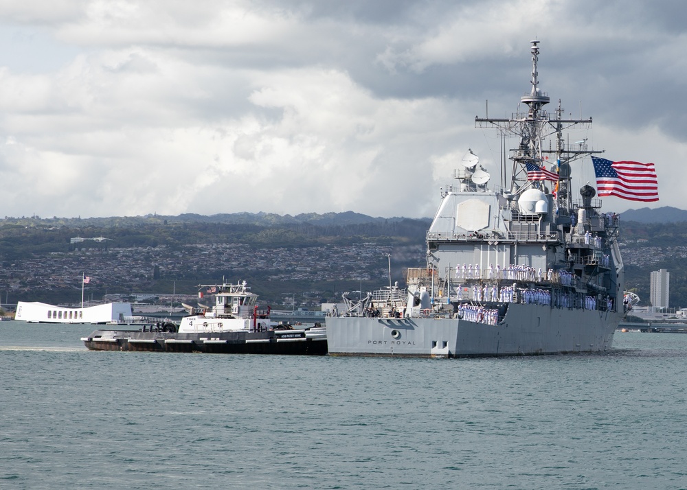 USS Port Royal Returns to Homeport