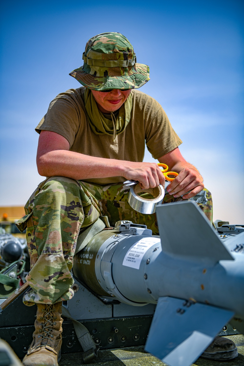 Air Force First! F-15E Ferries extra Munitions!